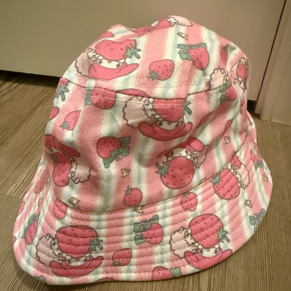 Sanrio Hello Kitty My Melody Strawberry Bucket Hat One Size